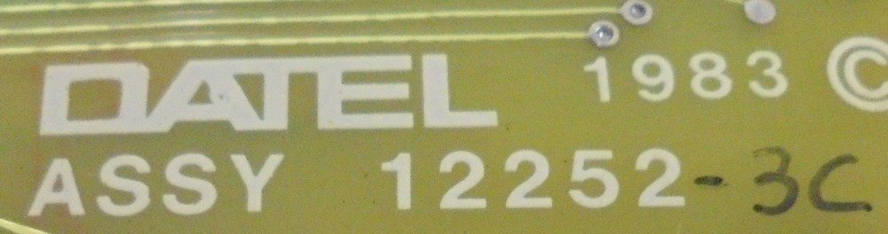 DATEL, CIRCUIT BOARD, 12252-3C