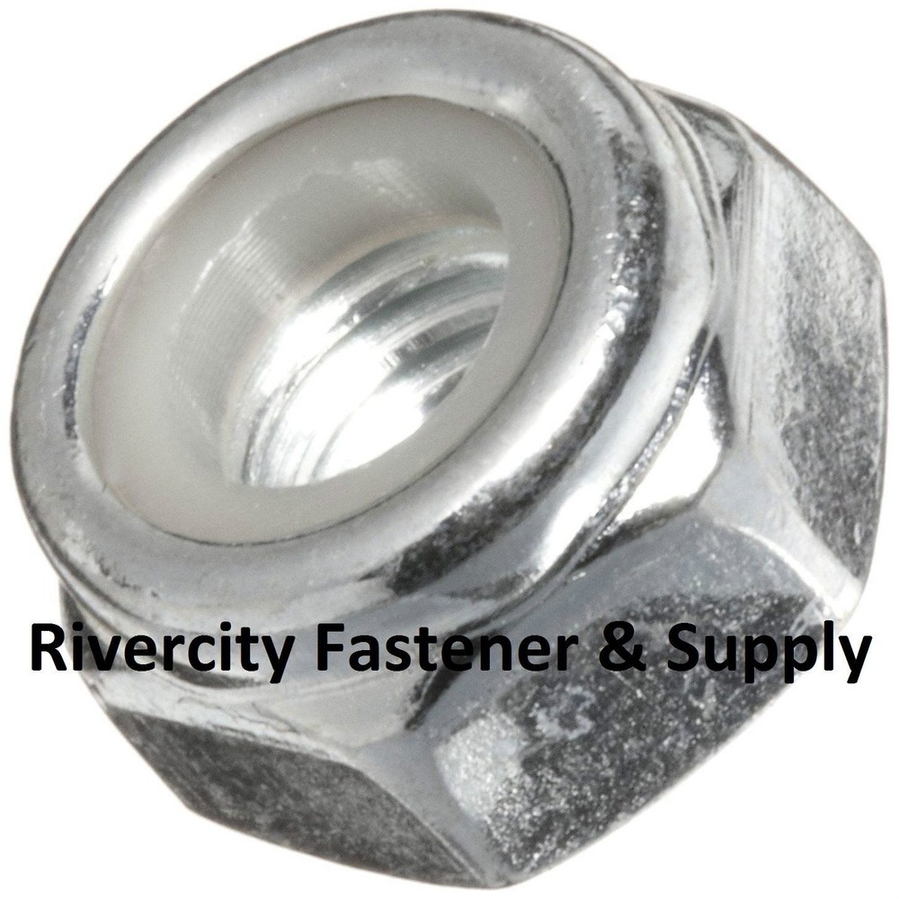 3/8-24 Nylon Insert Lock Nut Thin / Jam / Half thick NTE Series 3/8x24 Nuts