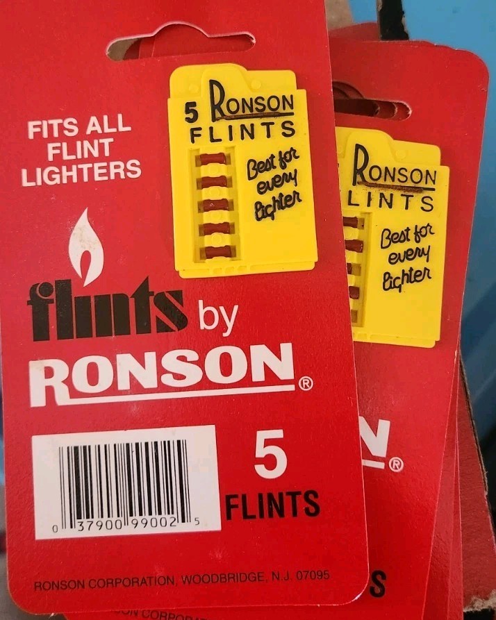 Flints By Ronson, 5 Pieces Per Pack