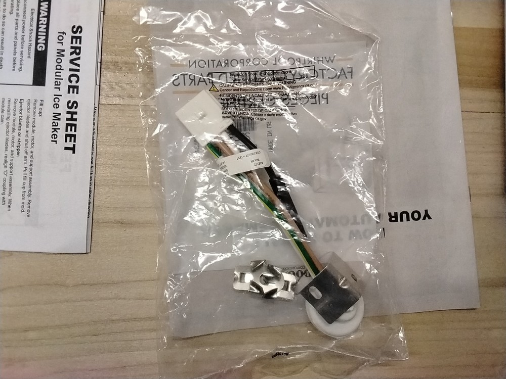 OEM Whirlpool 1129313 Ice Maker Kit