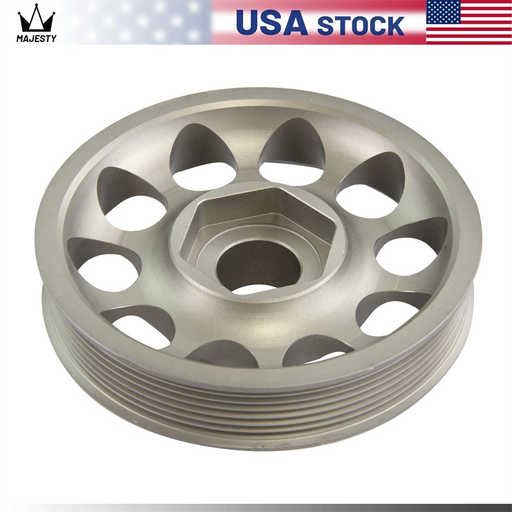 Racing Light Weight Crank Pulley For Honda Civic K20 K24 Acura Integra RSX TSX