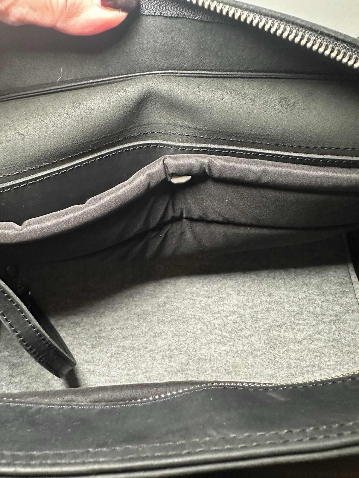 Pikore Large Black Leather Cat Carrier Tote Travel