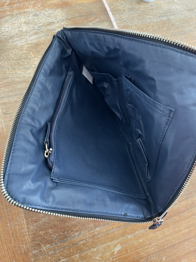 Scout - Two Side Zip File Tech Case Navy Blue 10.5" x 7.5"