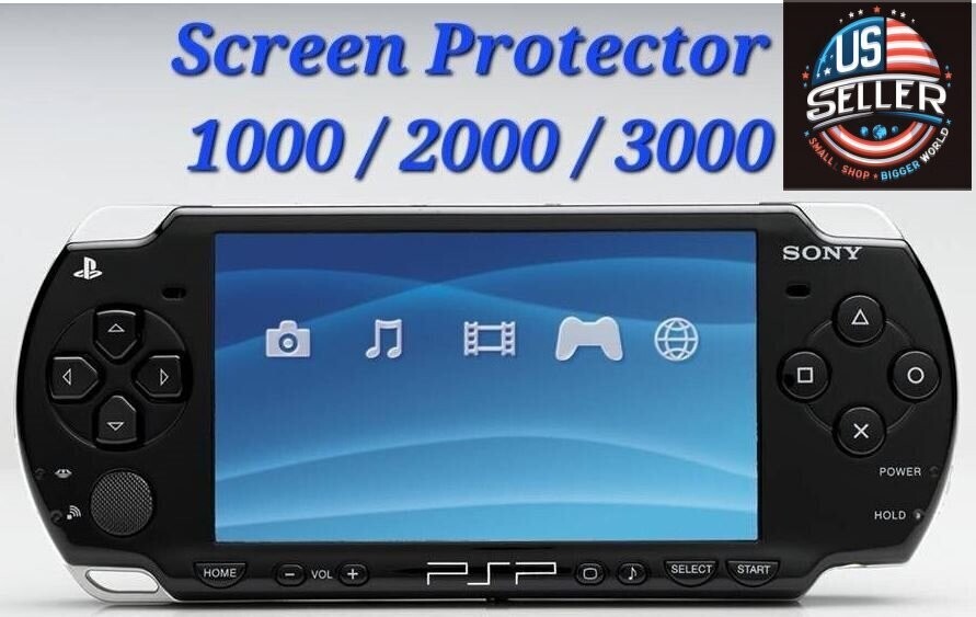 Sony PSP Screen Protector - PET Materials, Fits Models 1000/2000/3000 X3