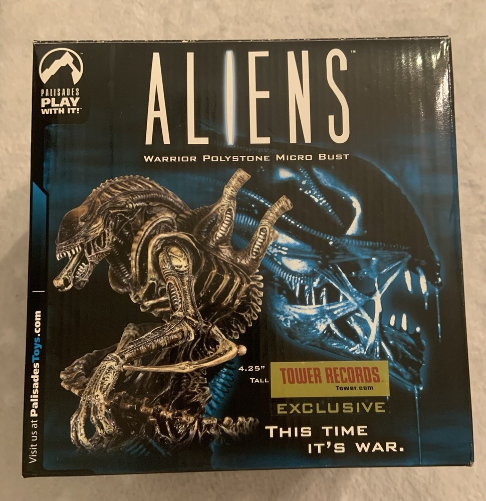 Aliens Figure - Warrior Polystone Micro Bust - Collectors Item