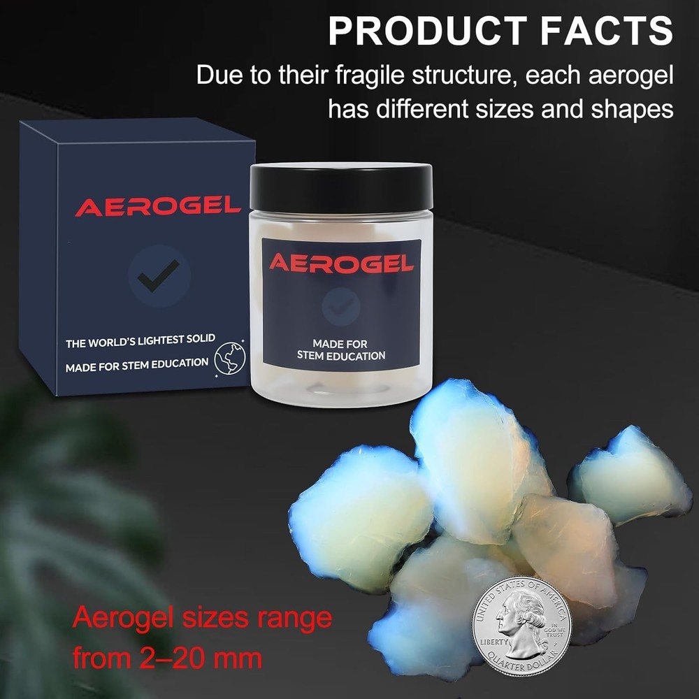 Hydrophobic Silica Aerogel Block 150mL - Innovative Thermal Insulation Solution