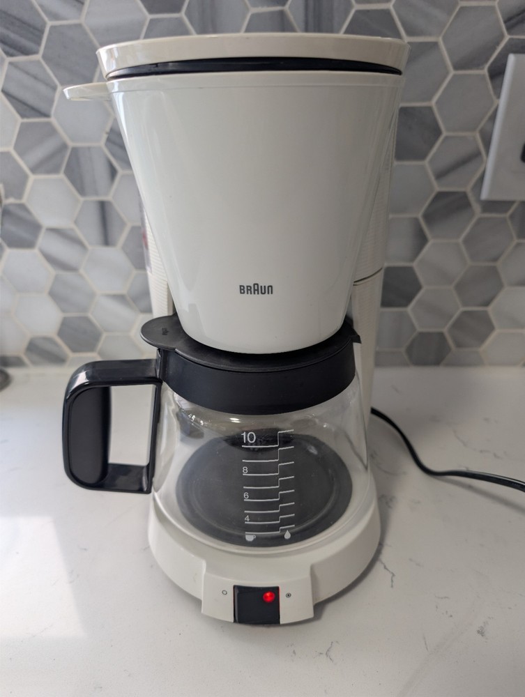 BRAUN Flavor-Select AROMASTER COFFEE MAKER Machine 10-cup KF-140 White