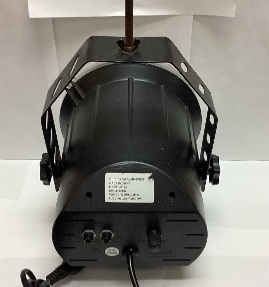 Eliminator Lighting E104 Variable Flash Strobe Light Testing Working