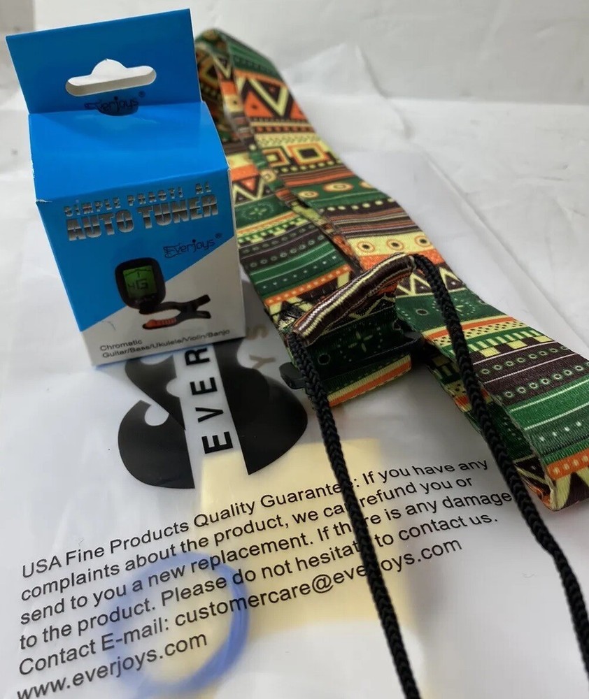 Everjoys Soprano Rainbow Ukulele Beginner Pack (EVUK)