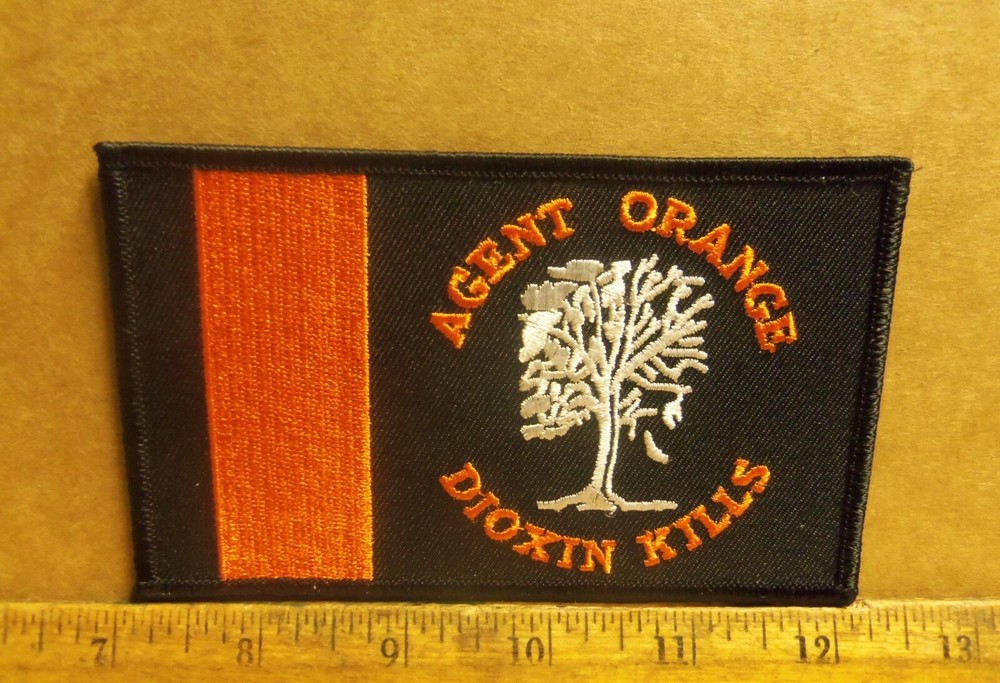 Agent Orange Dioxin Kills Embroidered Patch