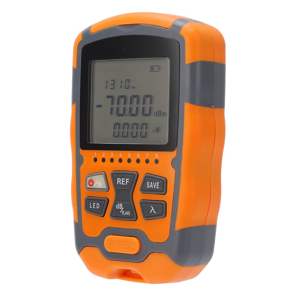 Mini Optical Power Meter Optical Fiber Cable Tester Multimeter With LED Light