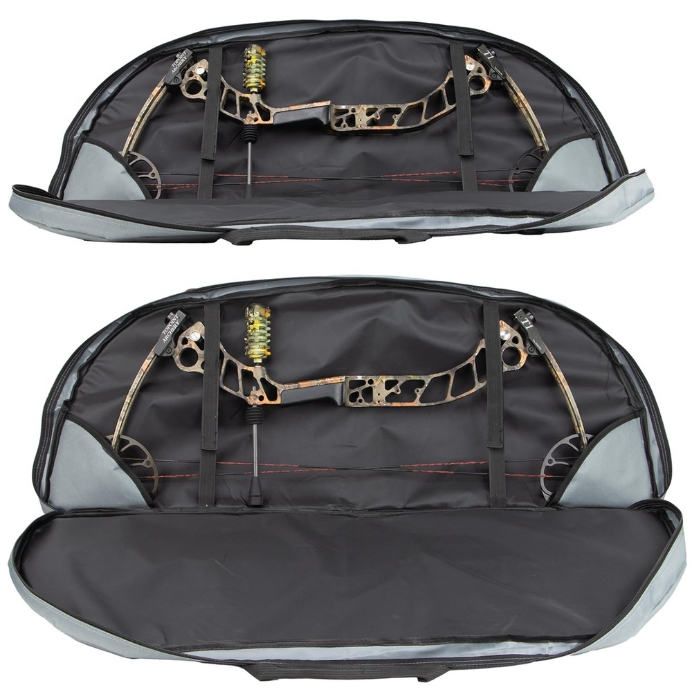 Compound Bow Case Soft Light-Weight Bow Bag with Arrow Pocket and Backpack St...