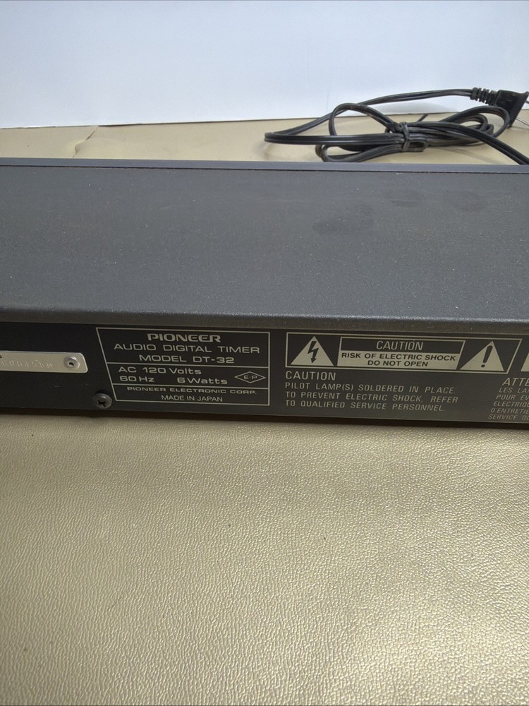 Pioneer Audio Digital Timer Model DT-32