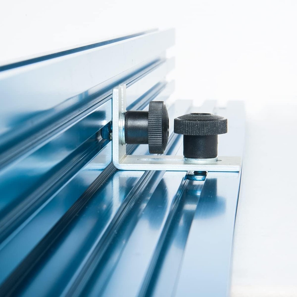 POWERTEC 5 Pack 5/16"-18 Round Knobs, Threaded Clamping Knobs for T Track & Tabl