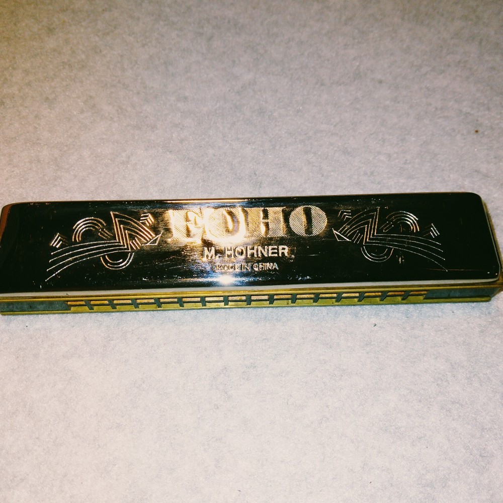 Vintage Harmonica M Hohner Echo Key C *Read*