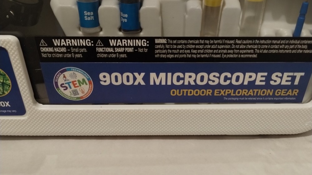 NWOT Explore One 900X Microscope Kit with Case, For Beginning Scientists,...