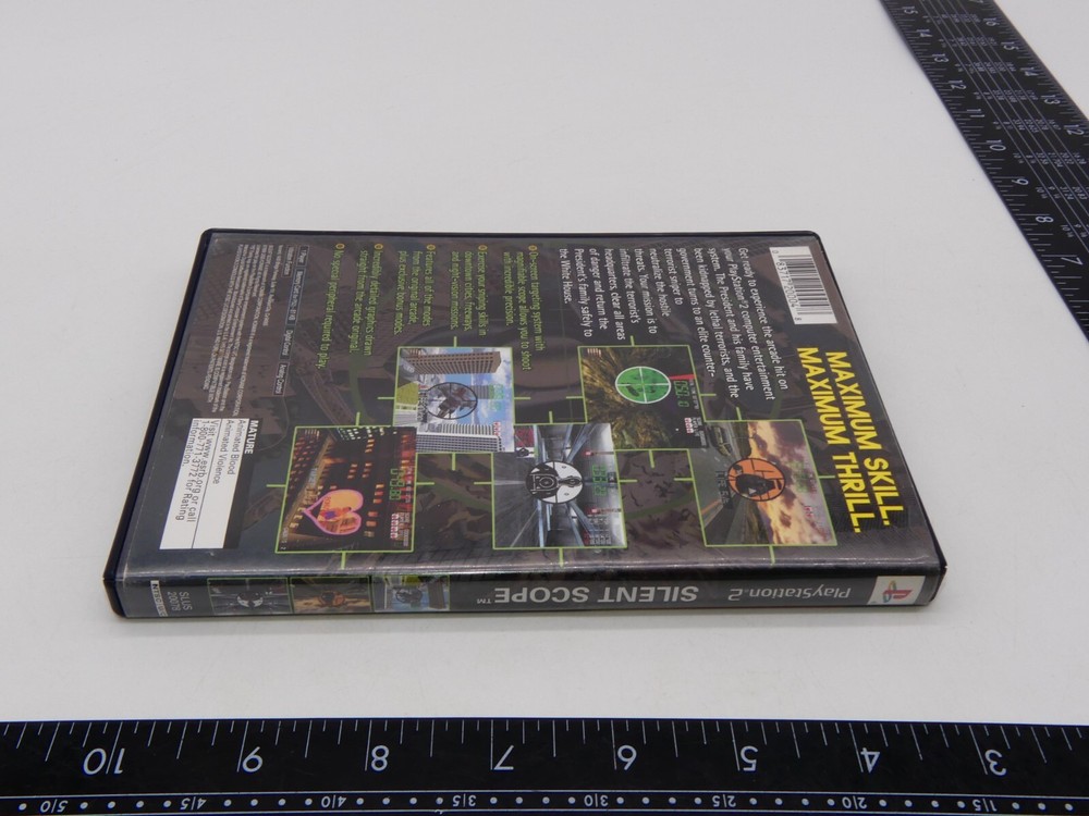 Authentic Silent Scope Playstation 2 PS2 Case Only No Game Konami