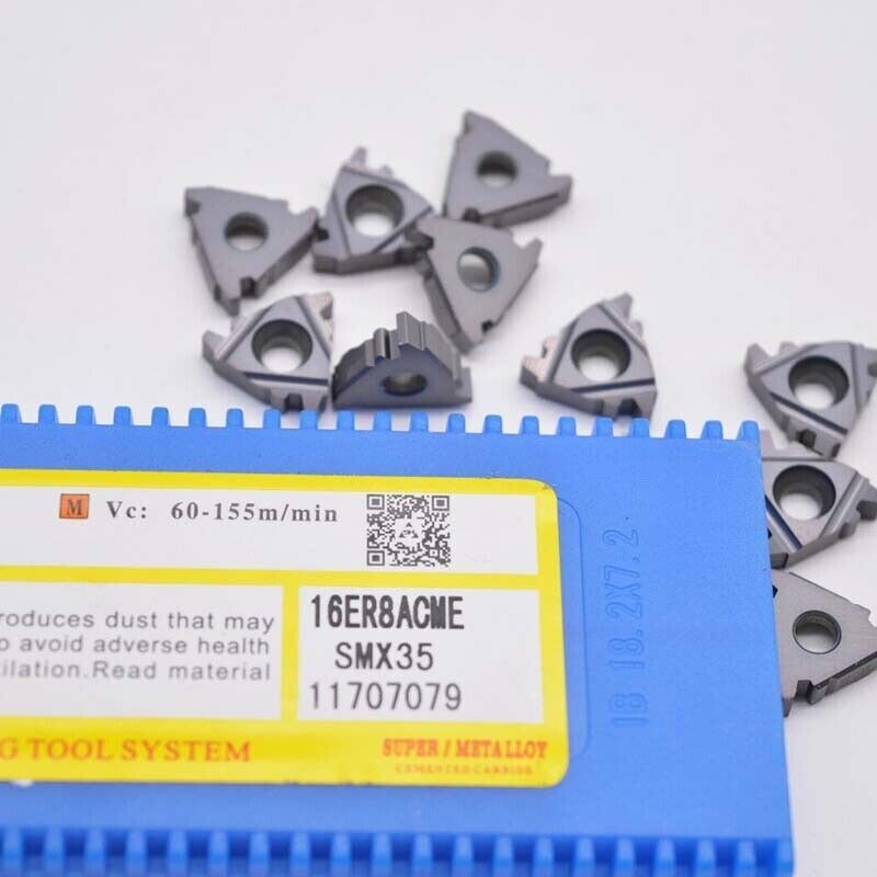 16ER8ACME SMX35 CNC Dextrorotation Threading inserts Carbide Inserts 3ER 8ACME
