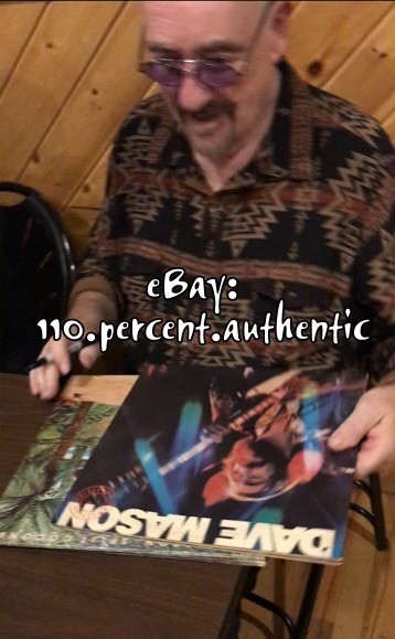 DAVE MASON SIGNED AUTOGRAPHED SPLIT COCONUT VINYL LP *EXACT PROOF*