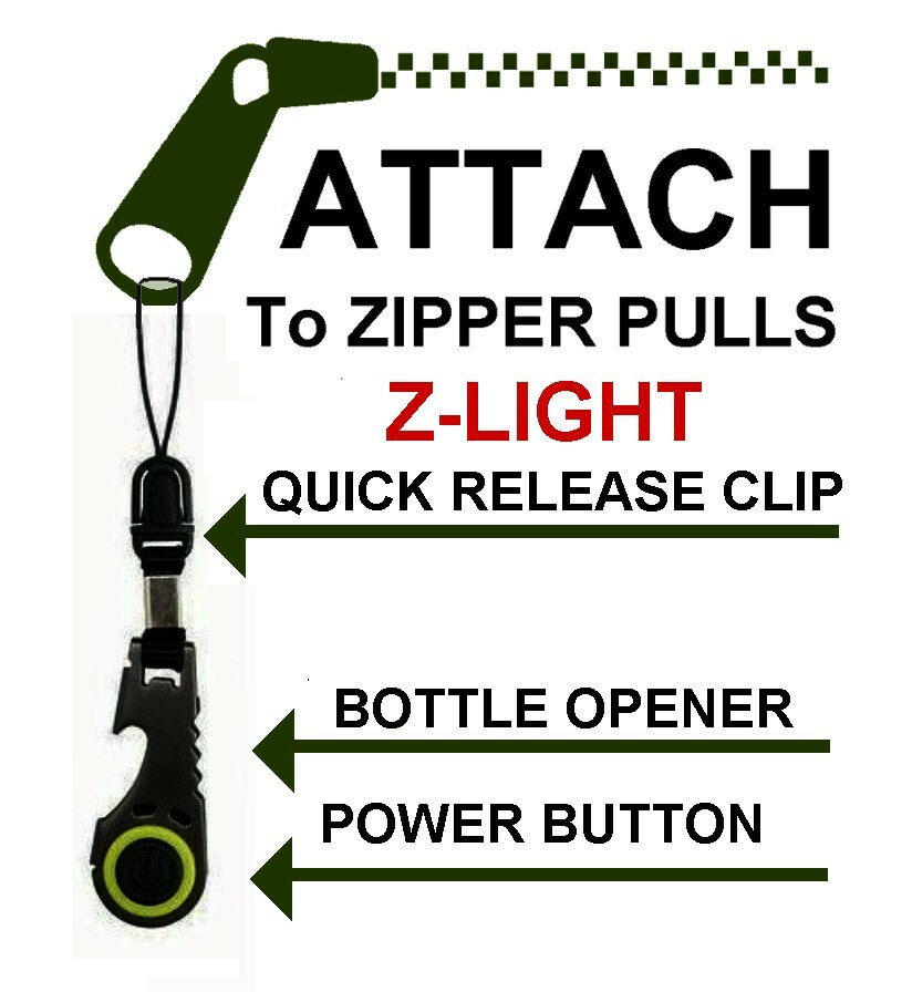 Guildsman Survival Hex Key Tool Zipper Pull ~ Attach to a COAT, Case Zipper pull