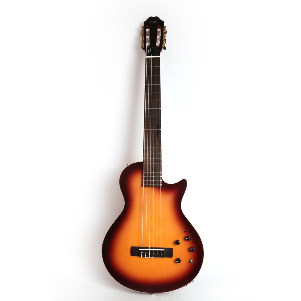 electric classical guitar Silent nylon string travel portable built in effect