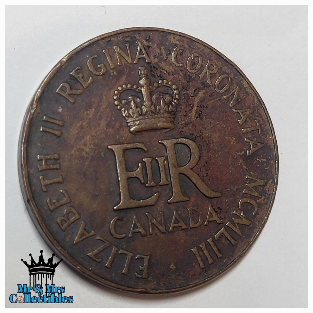 1953 CANADA Cornation Token COIN