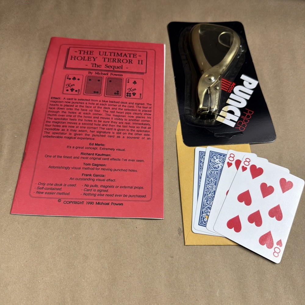 Mike Powers The Ultimate Holey Terror II Sequel Michael Powers Magic Trick 1990