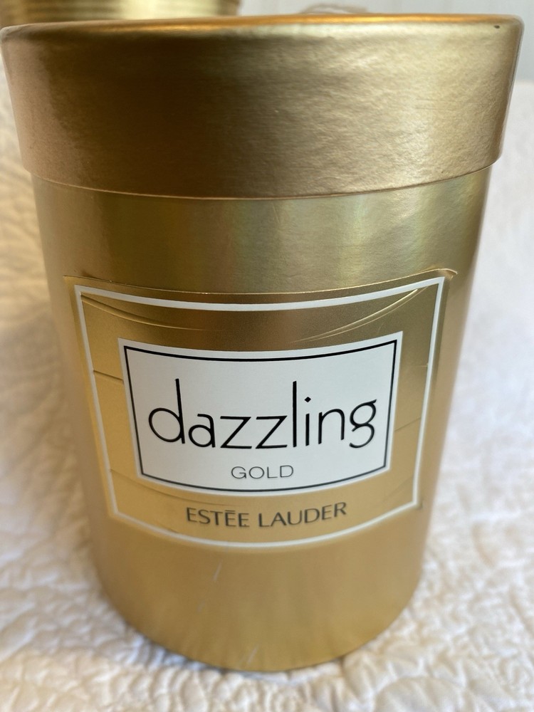 Estée Lauder "Teapot" Solid "Dazzling Gold" Perfume Compact