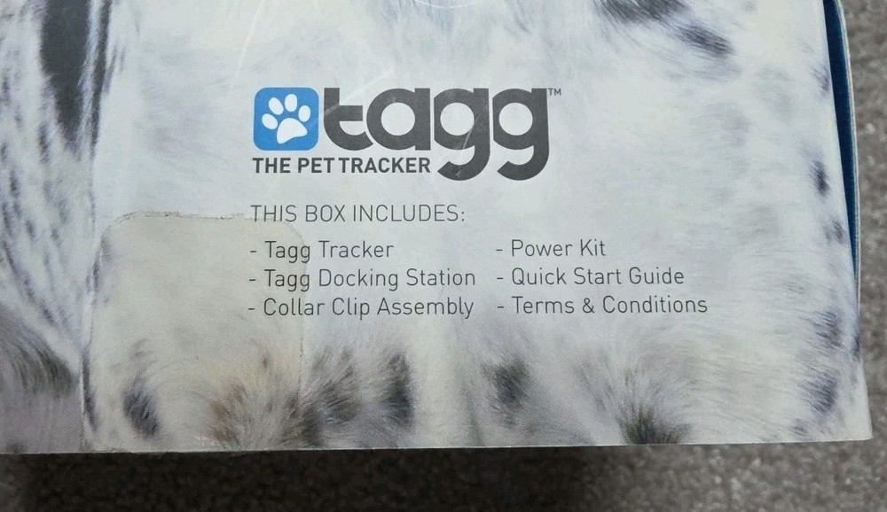 TAGG- THE PET TRACKER MASTER KIT, BLUE, OPEN BOX