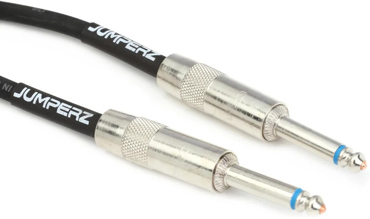 JUMPERZ Blue Line Instrument Patch Cable - 1 foot