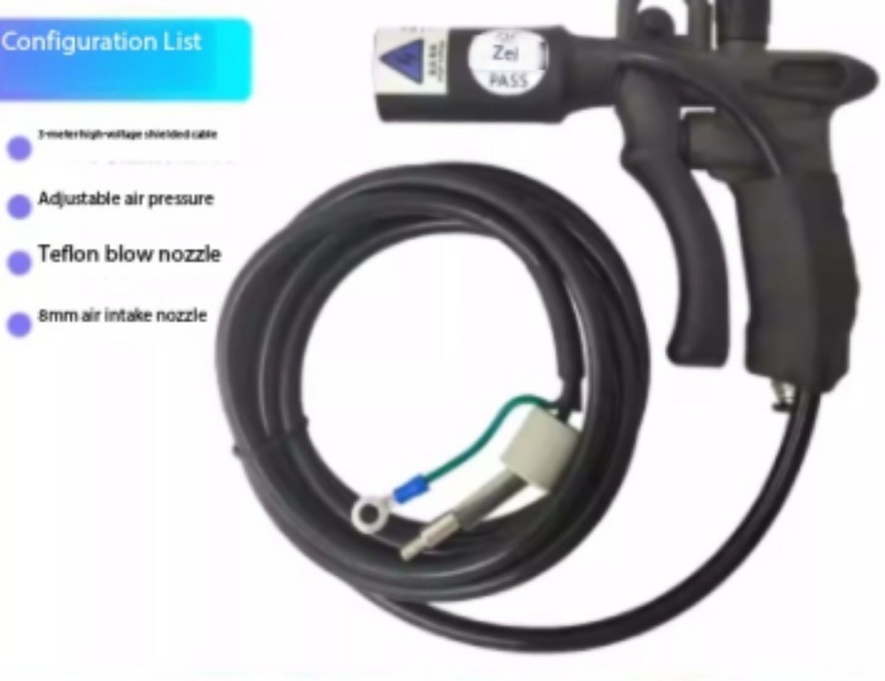 Ionizing Air Gun Ion Wind Snake Machine Generator Electrostatic Eliminator
