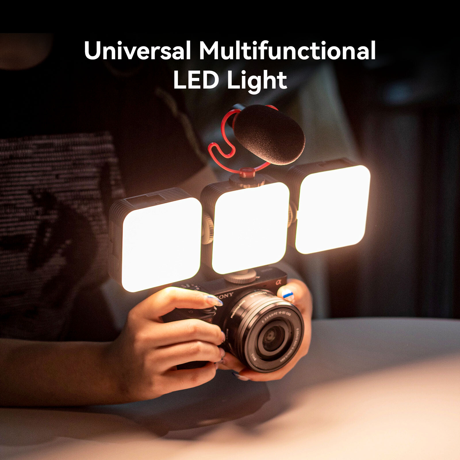 SmallRig P96 LED Video Light 2200mAh 2700-6500K Mini Vlog Camera / Phone Light