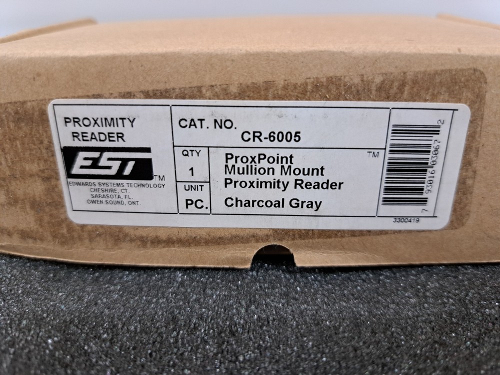 New, EST, CR-6005, ProxPoint Mullion Mount Proximity Reader