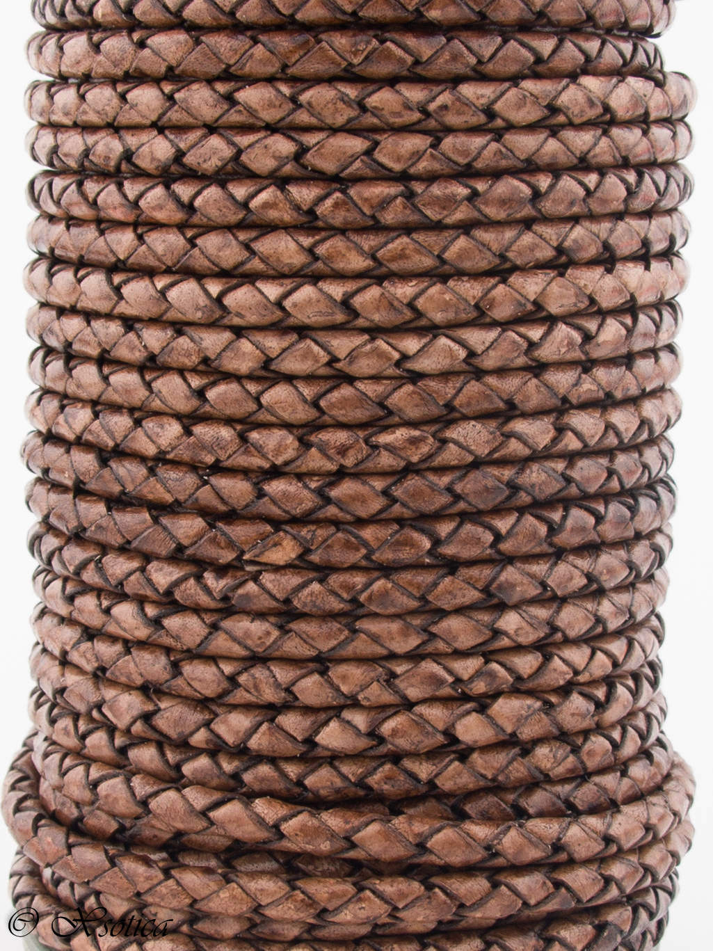 Xsotica® Round Bolo Braided Leather Cord 3 mm