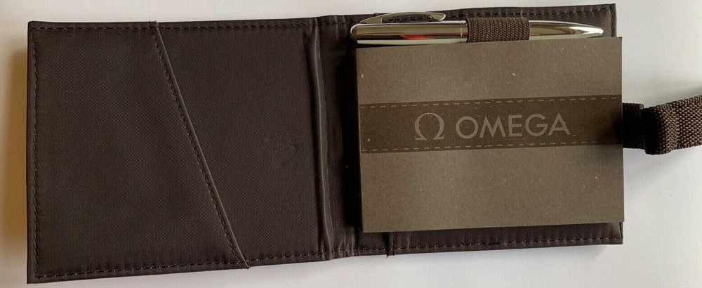 Omega Notepad with wallet & Pen - Seamaster, Speedmaster, Deville, Constellation