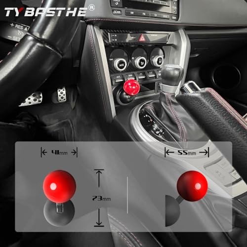 Push Start Joystick, Metal Car Joystick Starter Engine Stop Button Classic Red