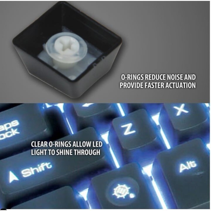 NEW Enhance Mechanical Computer Keyboard Mod Kit, O Ring Switch Dampeners