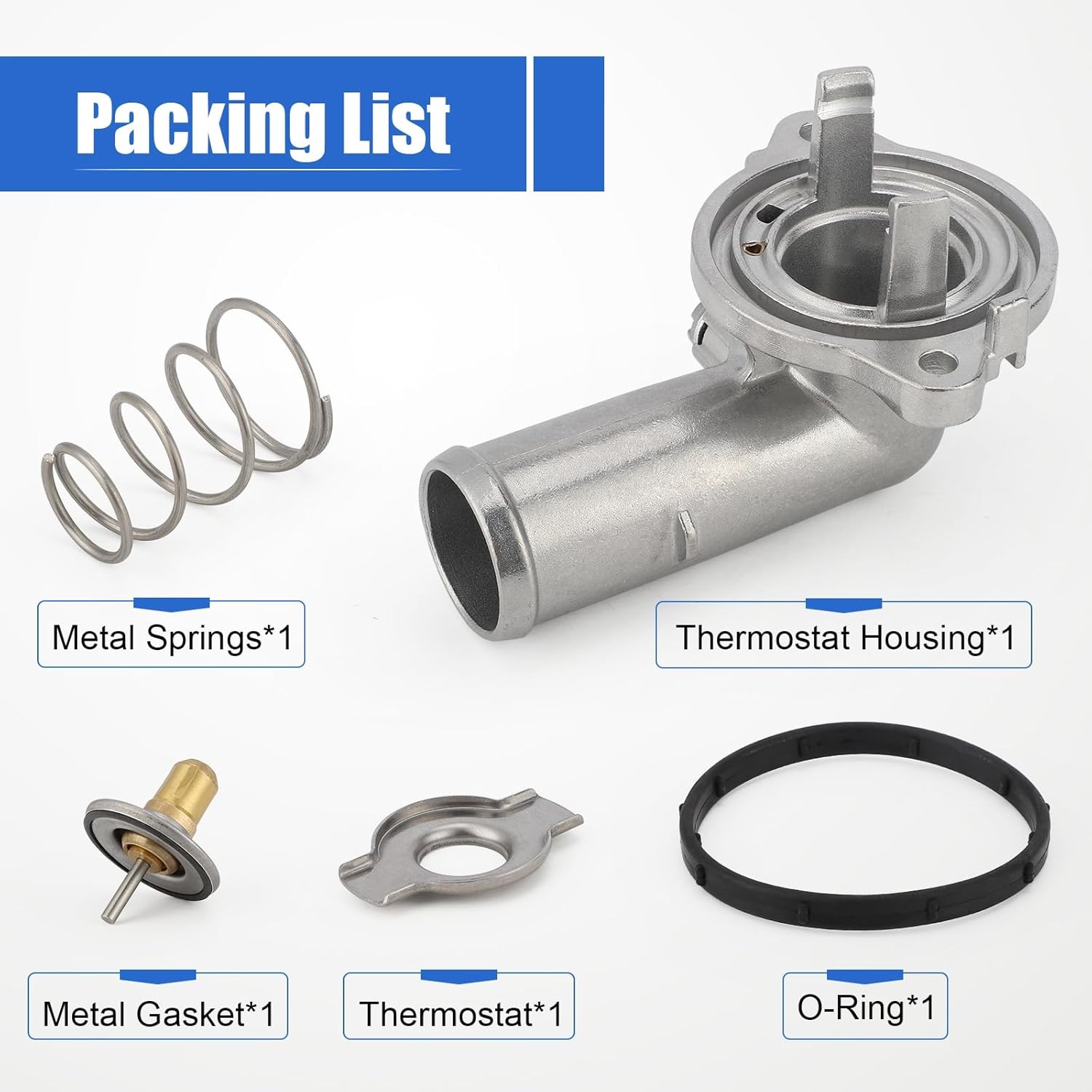 Upgrade Aluminum Thermostat & Housing Assembly for Jeep Grand Cherokee 2011-2015