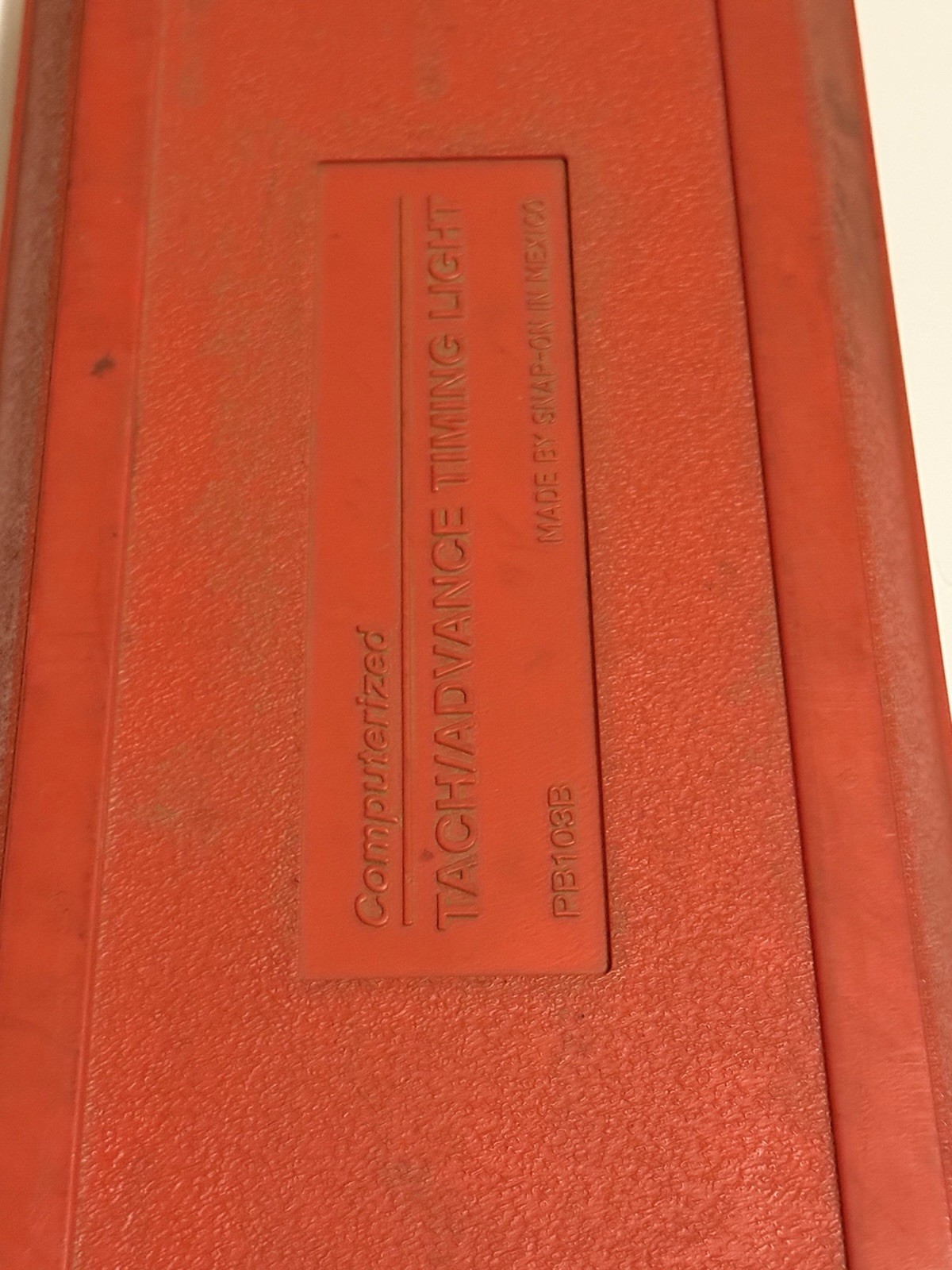 Snap On Timing Light Vintage Automotive Tested Pb103b Tach/advance Computerized
