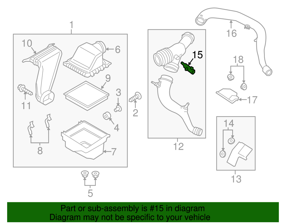 Genuine Ford Sensor DS7Z-12A697-A