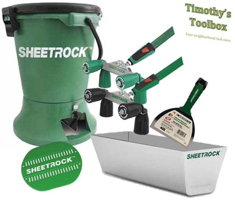 USG Sheetrock Tools Paper-Face Corner Bead Hopper w/ Rollers, Pan & Knife