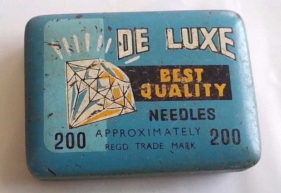 PG159 - Gramophone needles DE LUXE BEST QUALITY gramophone dots box EMPTY