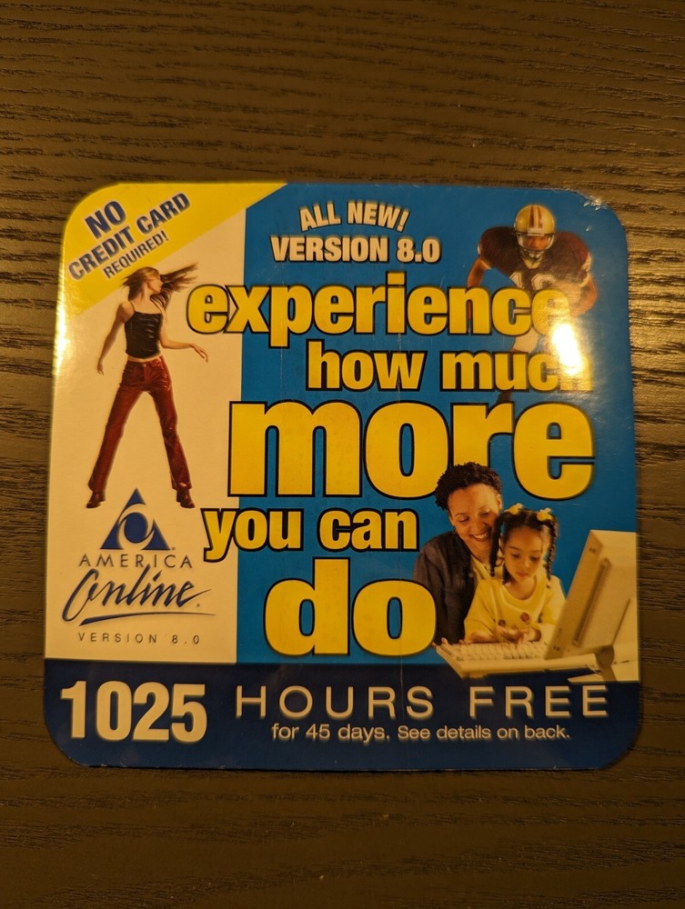AOL CD - Version 8.0 - Experience How Much More You Can Do - NEW