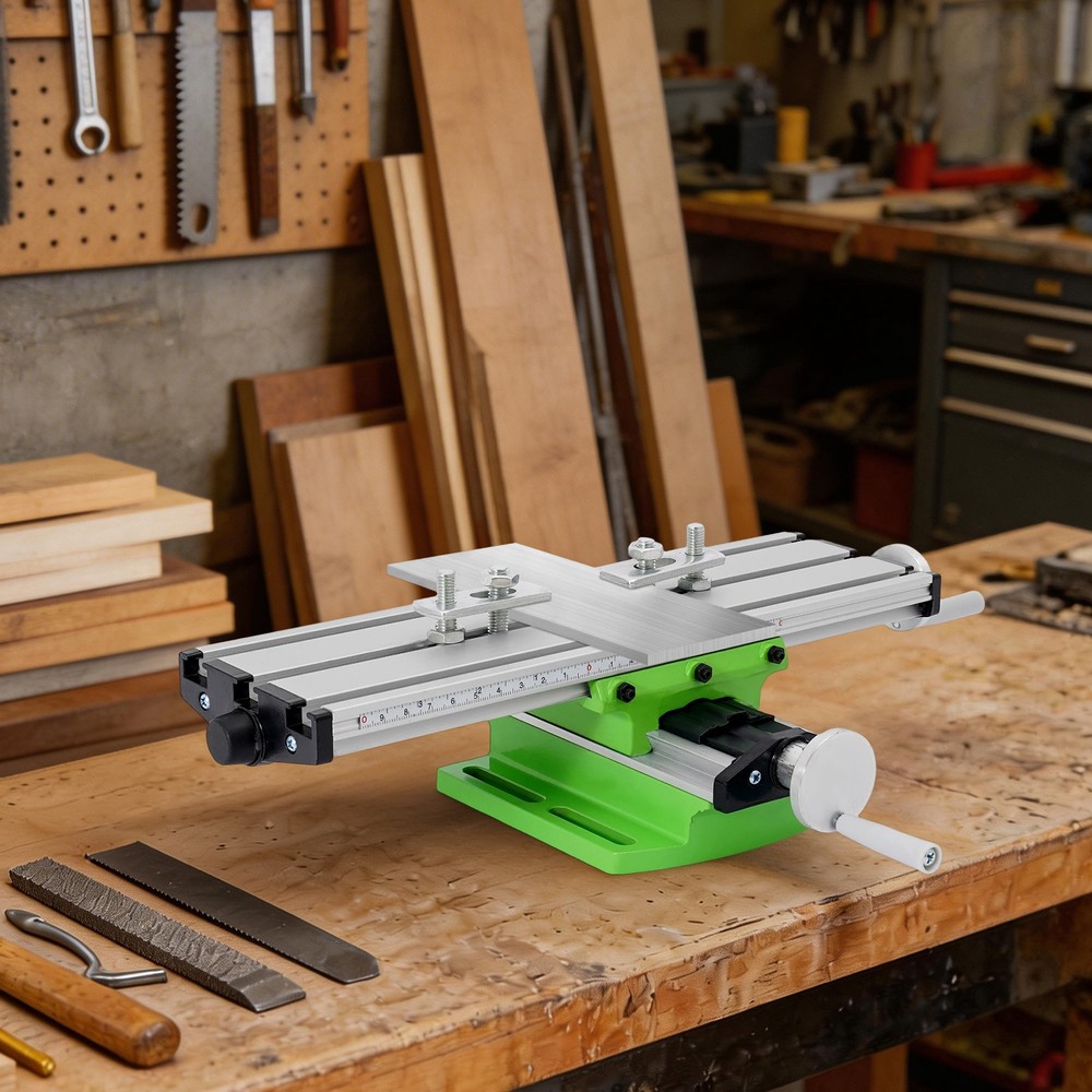 Cross Slide, Drill Press Bench, Axis Mill Machine Work Table, Compound Vise Vice