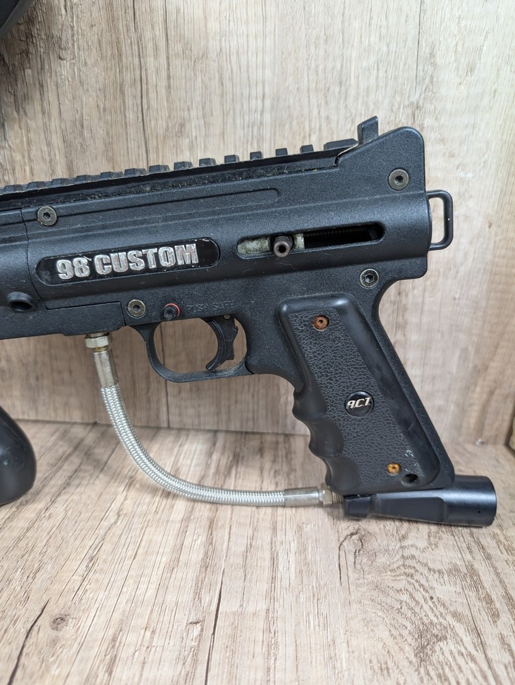 Tippmann 98 Custom Paintball Marker Gun W/ Hopper Untested