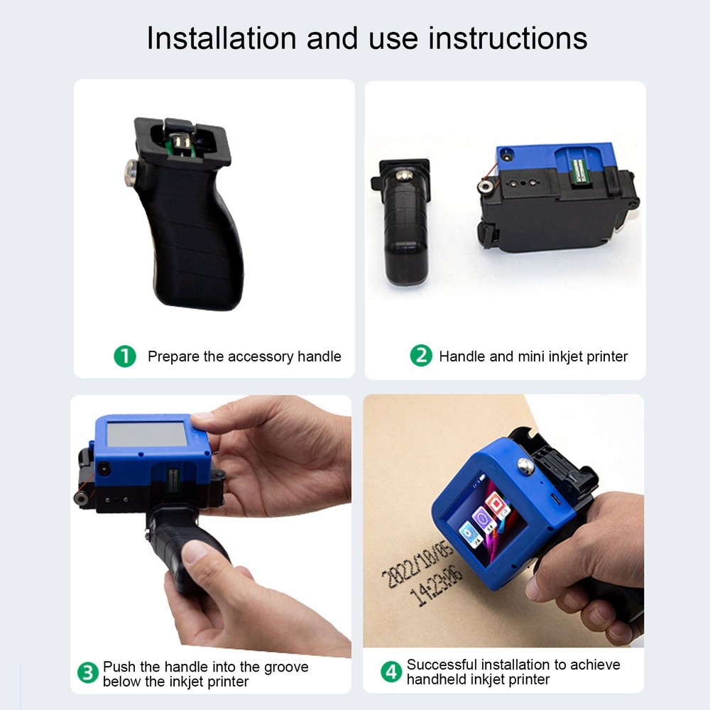 Handheld Inkjet Printer Handle Button Mini Inkjet Coding Machine Handle❀