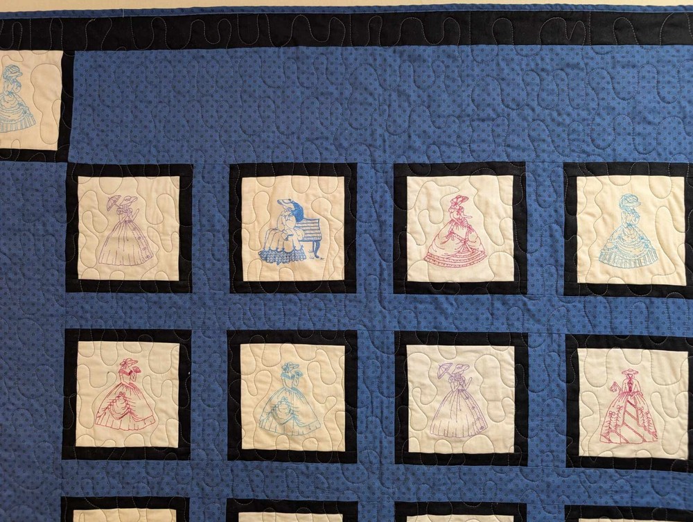 Souther Belles throw size quilt