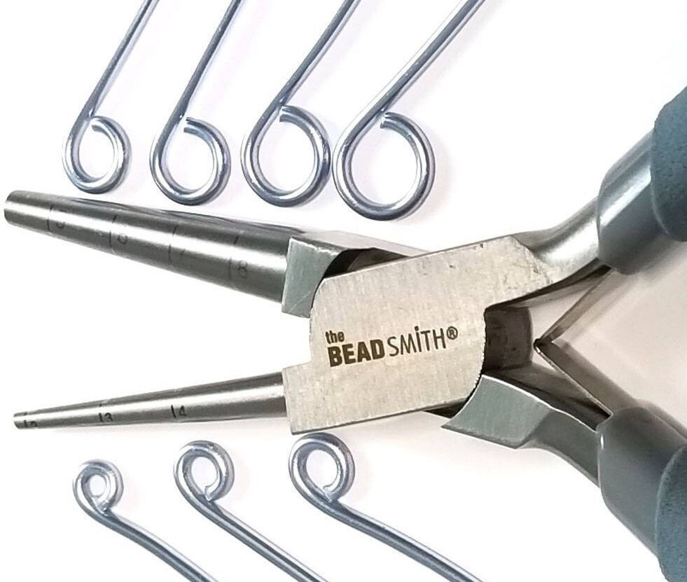 1 Pair BeadSmith LOOPRITE Pliers to Create 2mm-8mm Round Loops & Wraps
