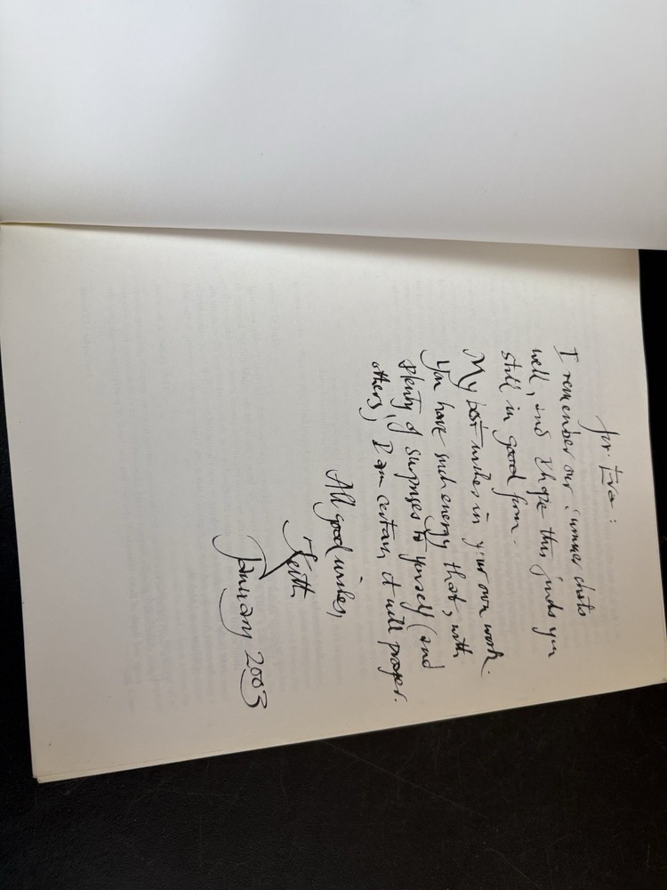 Changes: New and Collected Poems 1962-2002 signed Keith Harrison