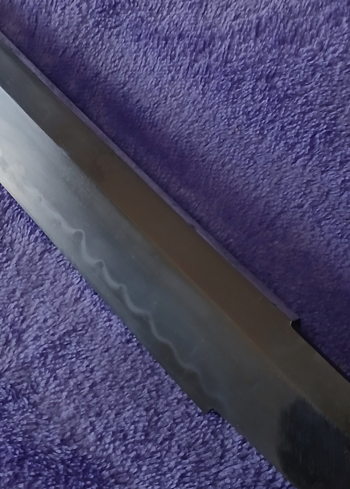 WWII Japanese Ofiicer's Showato Sword Signed "Fukumoto Amahide" with Tachi Tsuka